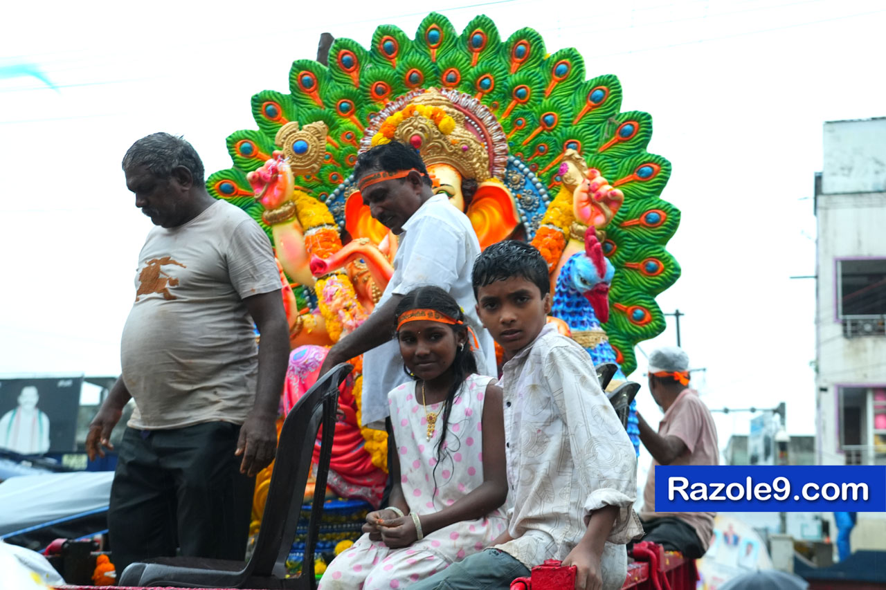 Razole Taluka Ganesh Nimajjanam